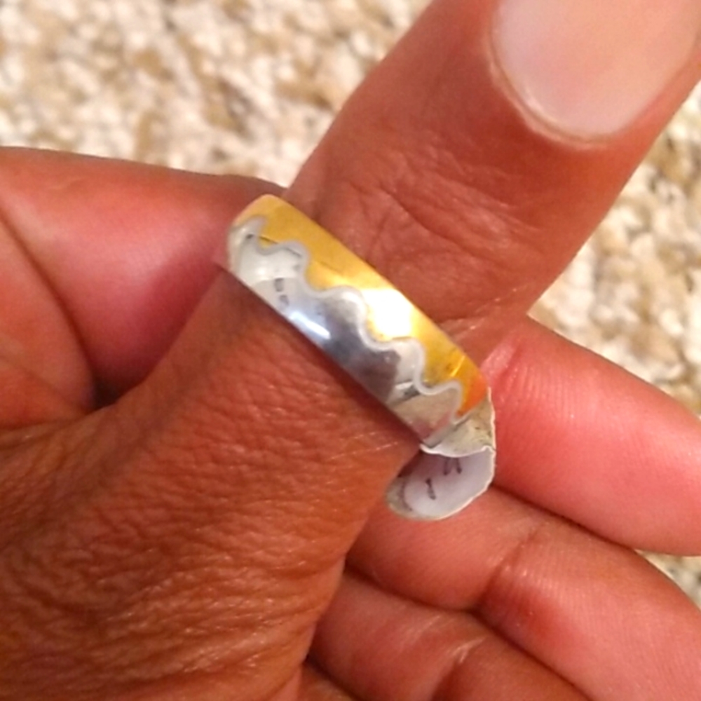Stainless Steel Two Toned Band